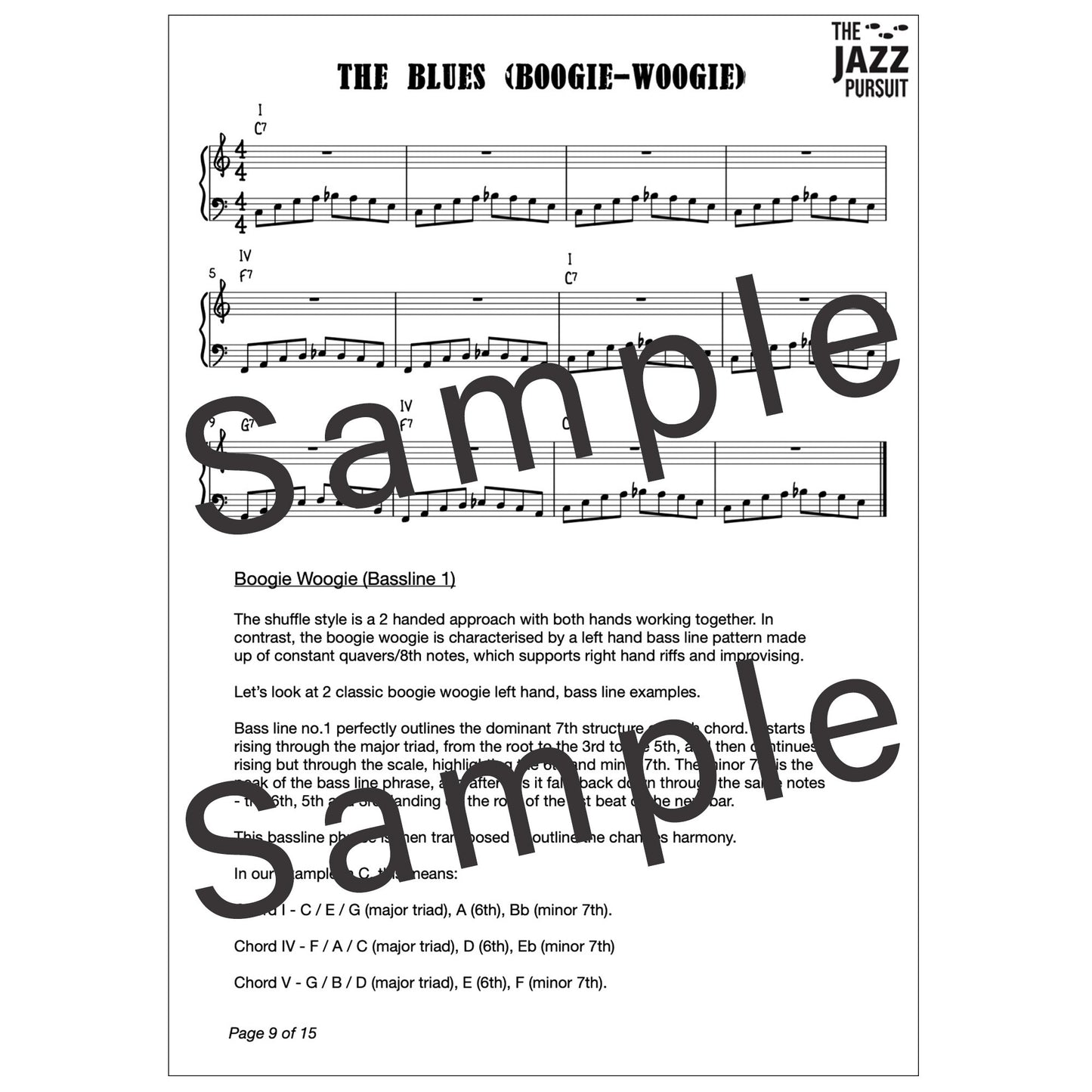 The Blues PDF Handout