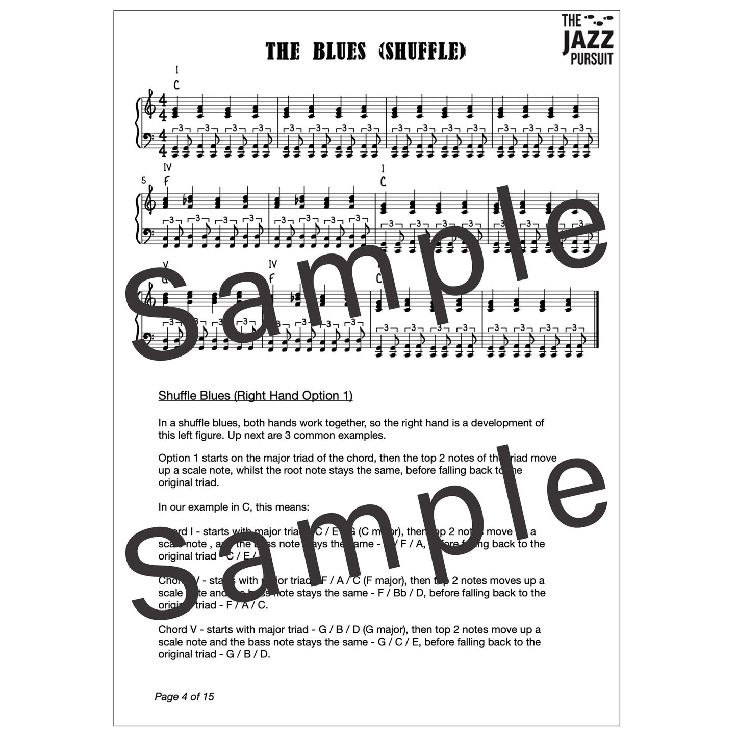 The Blues PDF Handout