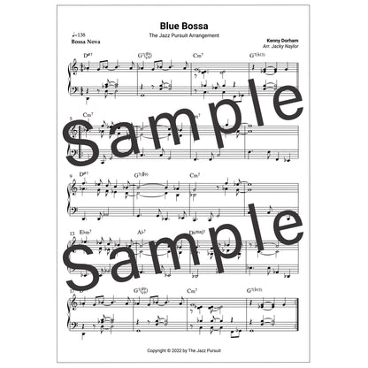 Blue Bossa PDF Handout