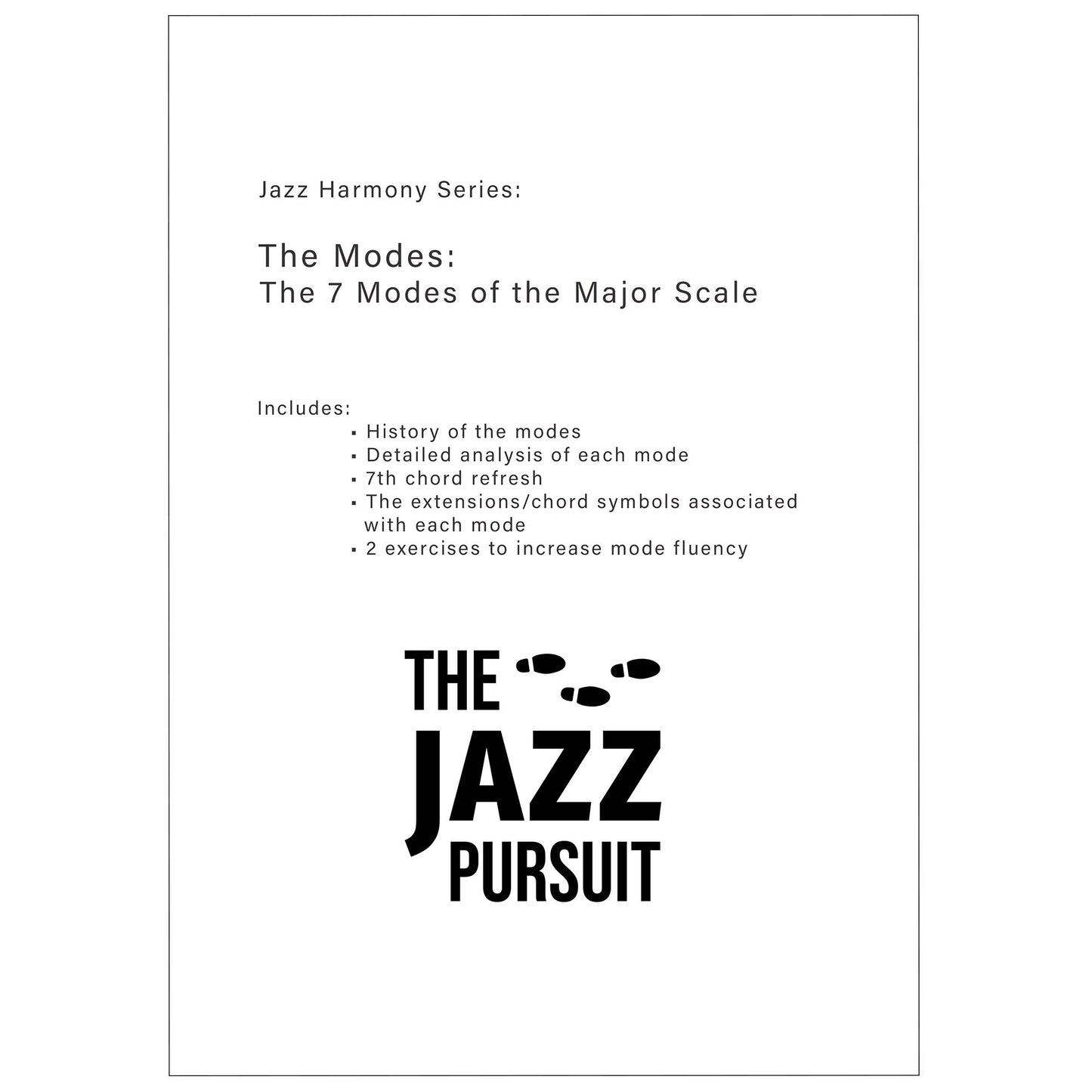 The Major Modes PDF Handout