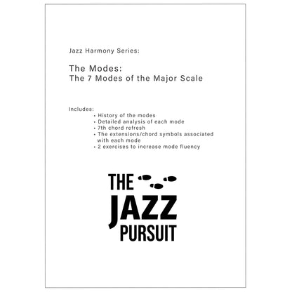 The Major Modes PDF Handout