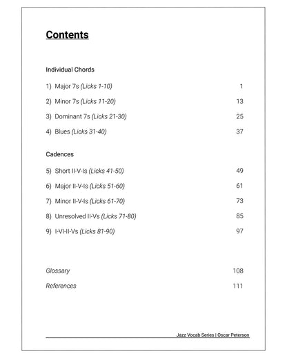 Jazz Vocab Book: Oscar Peterson (90 licks) [PDF]