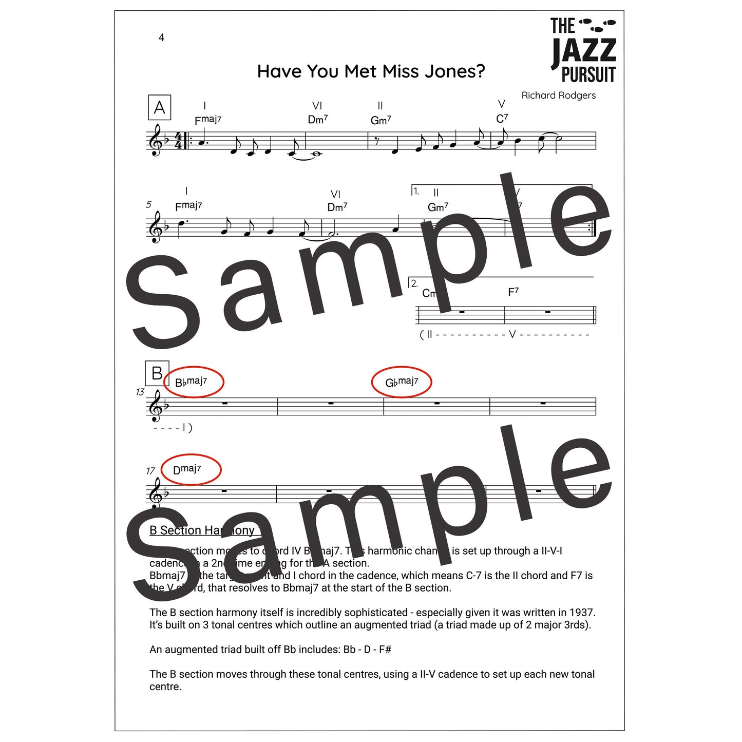 Have You Met Miss Jones PDF Handout