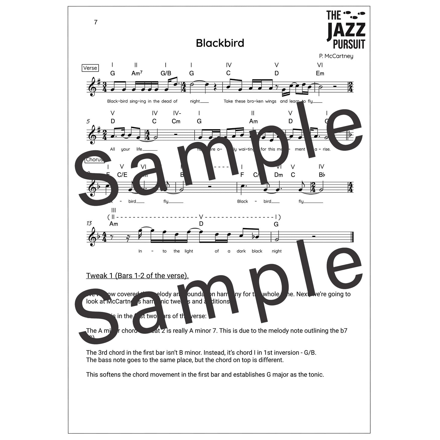 Blackbird PDF Handout