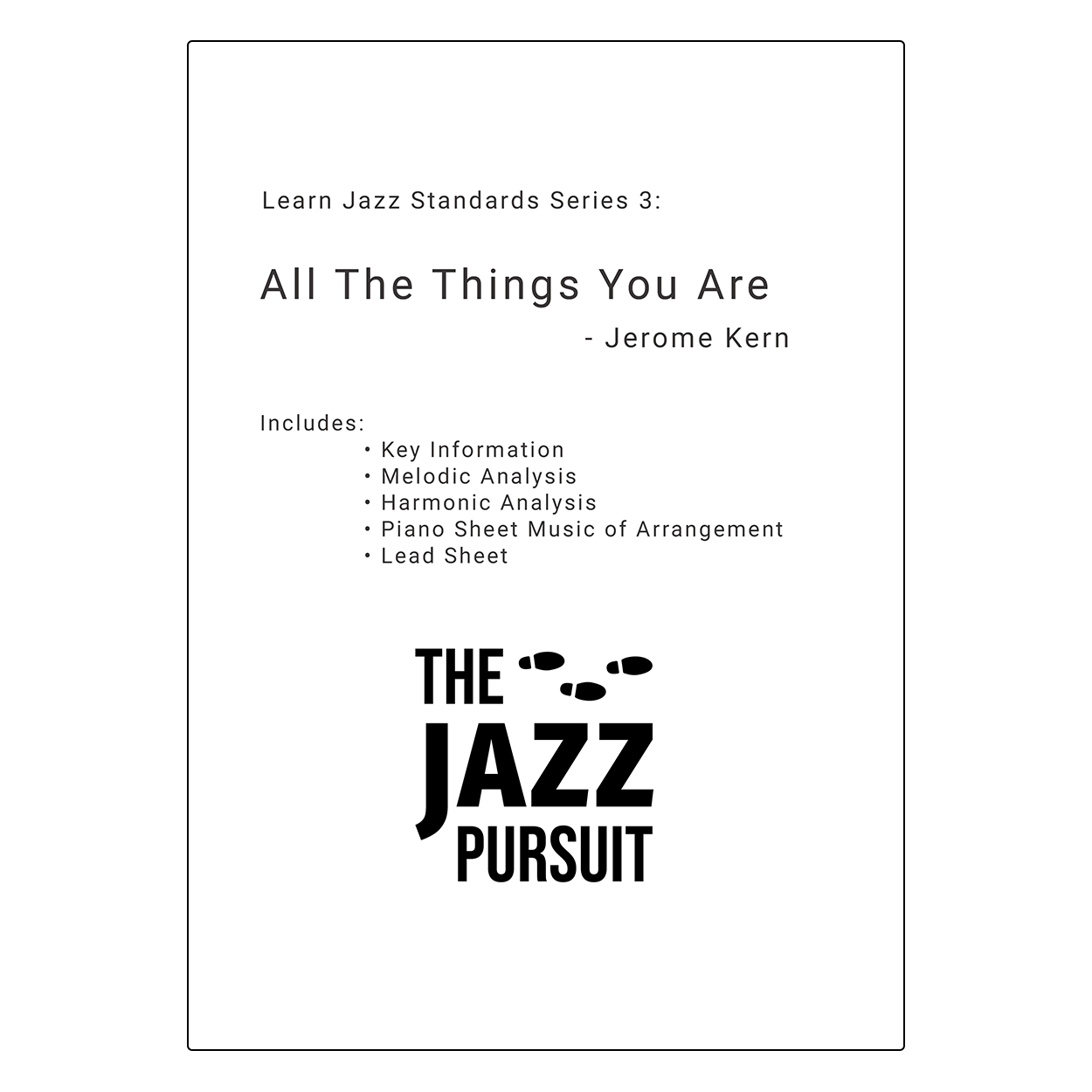 yardbird suite pdf handout