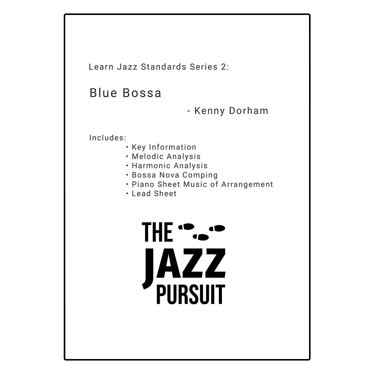 blue bossa pdf handout