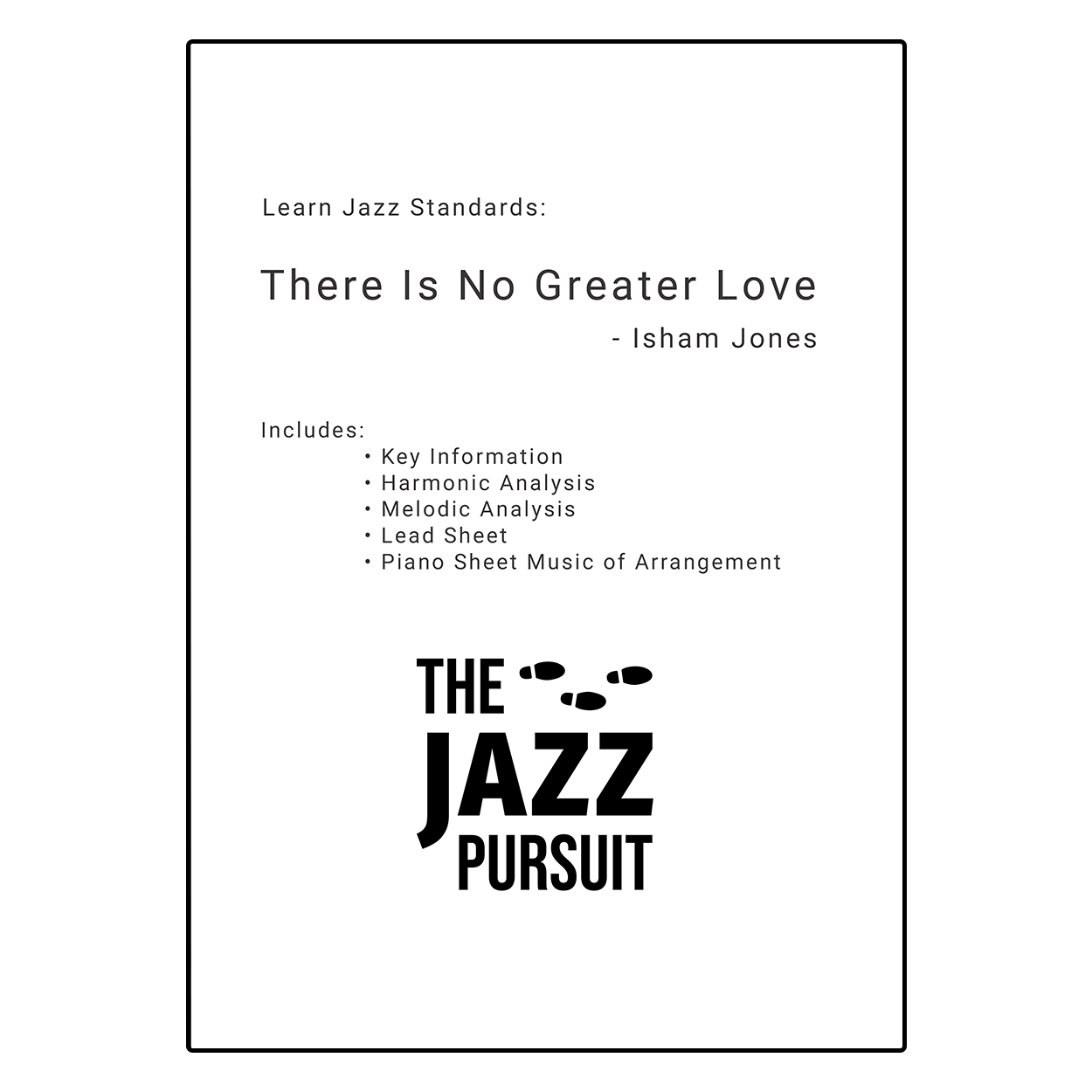 there is no greater love pdf handout