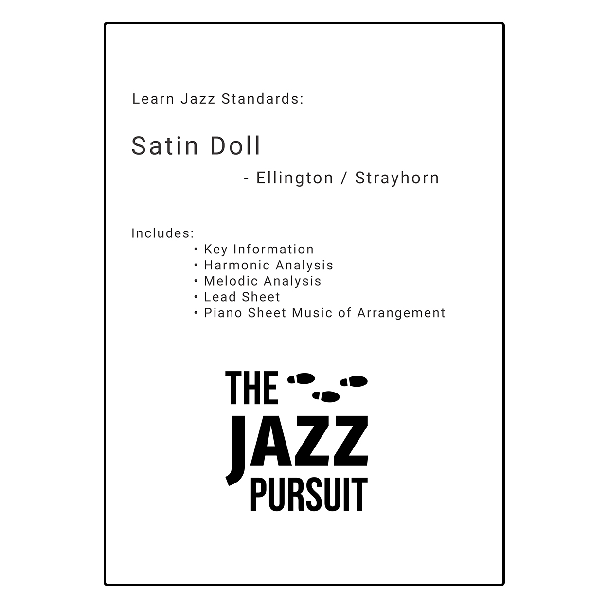 satin doll pdf handout